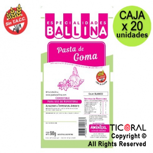 PASTA BALLINA DE GOMA 500GRS 20 x 1
